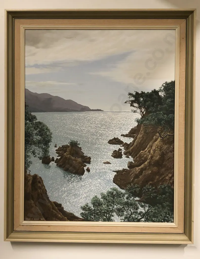 John P Gully "End of Day" Oil on Board Image 1++