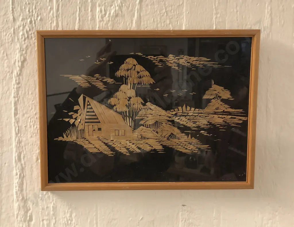 Four Assorted Framed Works Image 1++