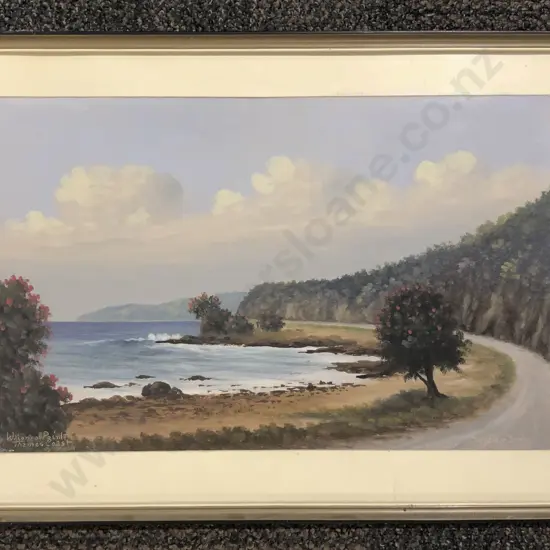 Two Oil Coastal Scenes