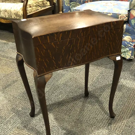 Small Oak Box on Cabriole Legs