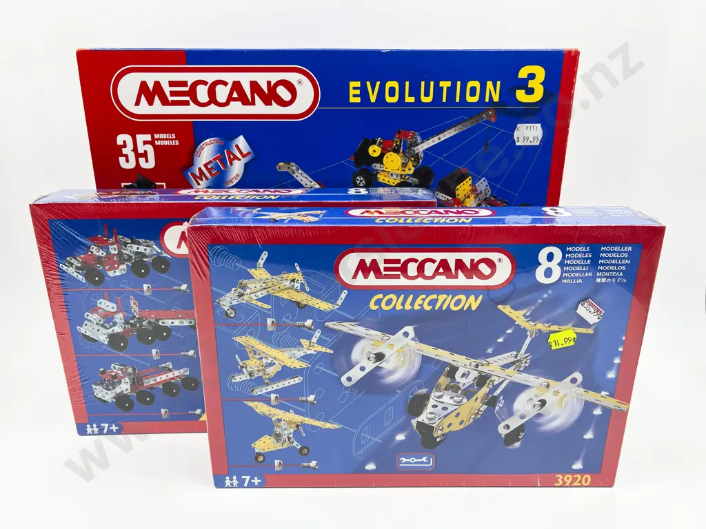 As New Boxed Meccano 3920 3910 and Evolution 3 Sets Image 1++