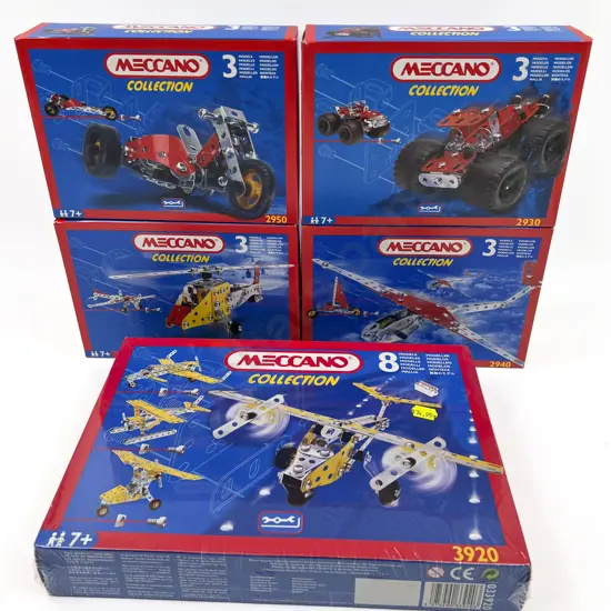 As New Boxed Meccano 3920 2920-2950 Sets