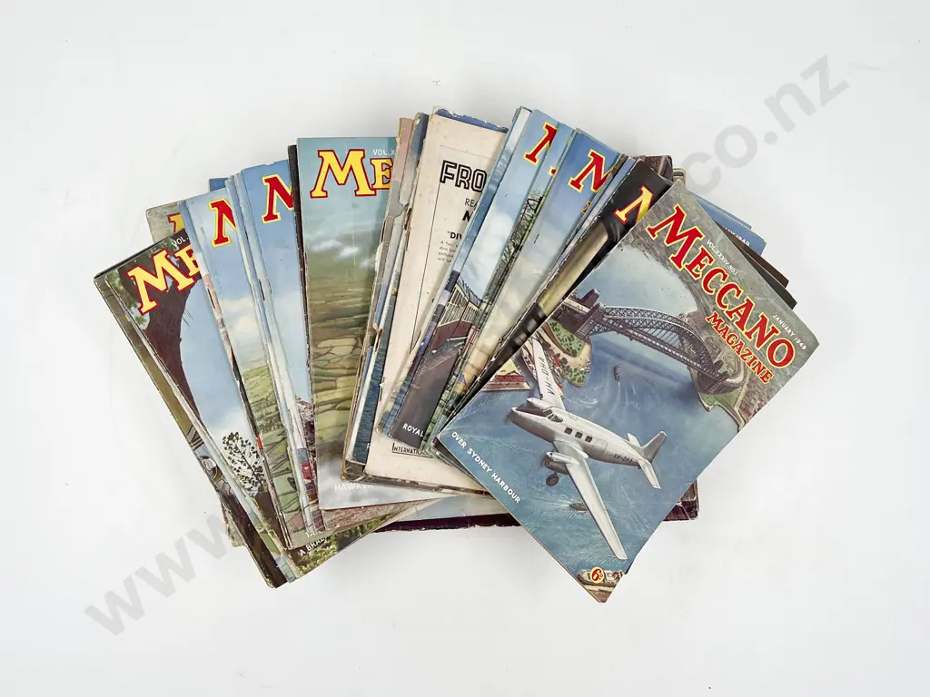 Small Qty Meccano Magazines 1940's Image 1++