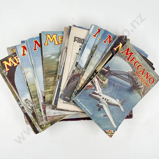 Small Qty Meccano Magazines 1940's