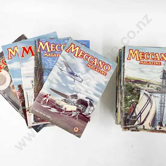 Small Carton Qty Meccano Magazines 1950's