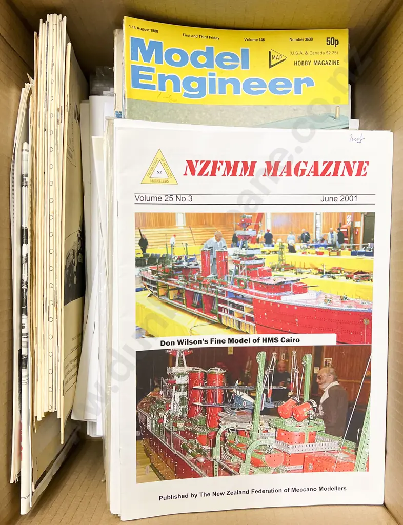 Carton Qty NZFMM Magazines and some Model Engineer Magazines Image 1++