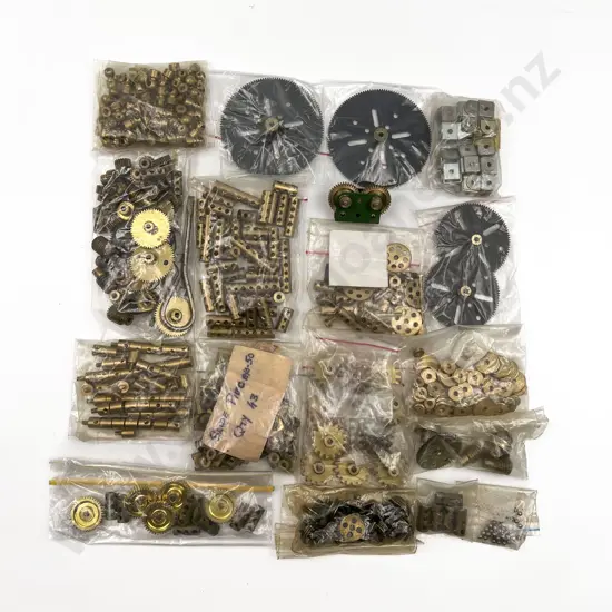 Qty Meccano Assorted Mainly Brass Gears