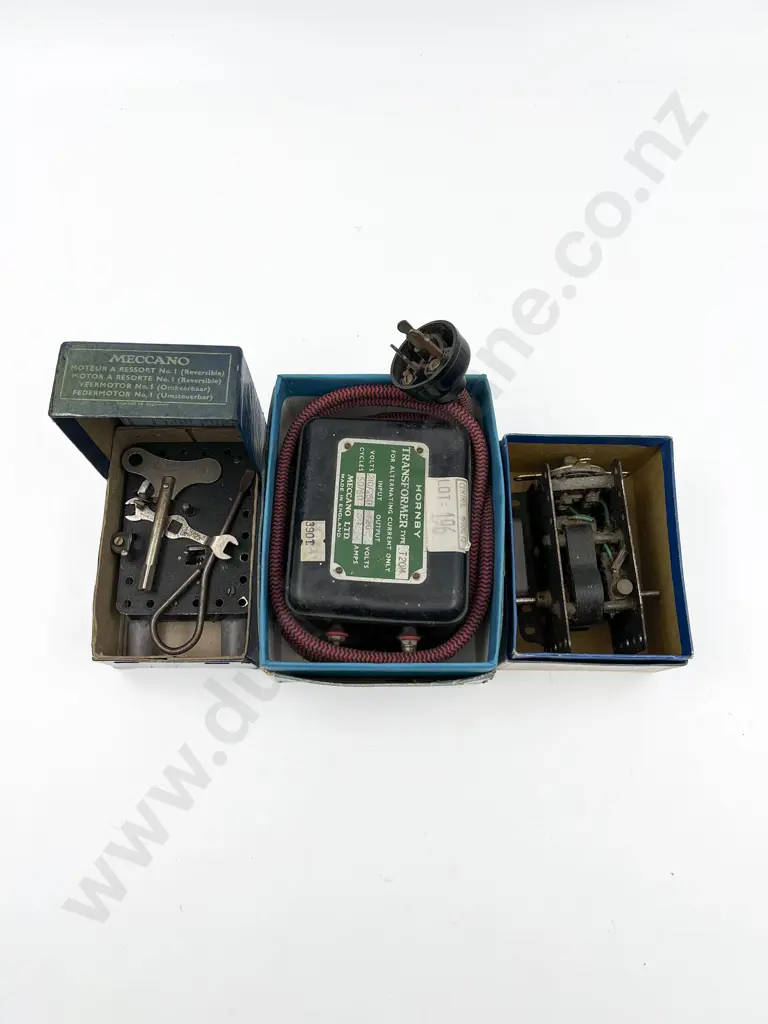 Meccano Transformer T20M with Boxed T20R(S) Motor and No1 Clockwork Image 1++