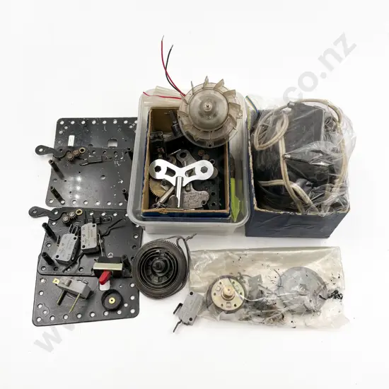 Meccano Clockwork Motor and Other Parts Switches