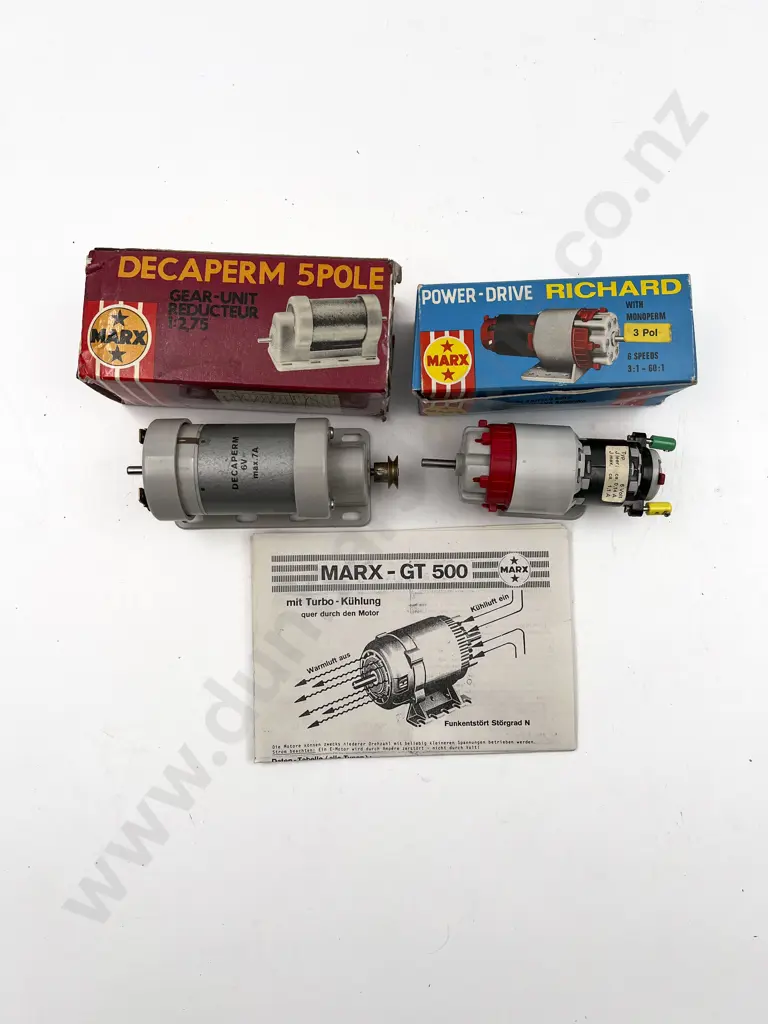 Boxed Marx Decamperm 5POL and Power-Drive Richard Image 1++