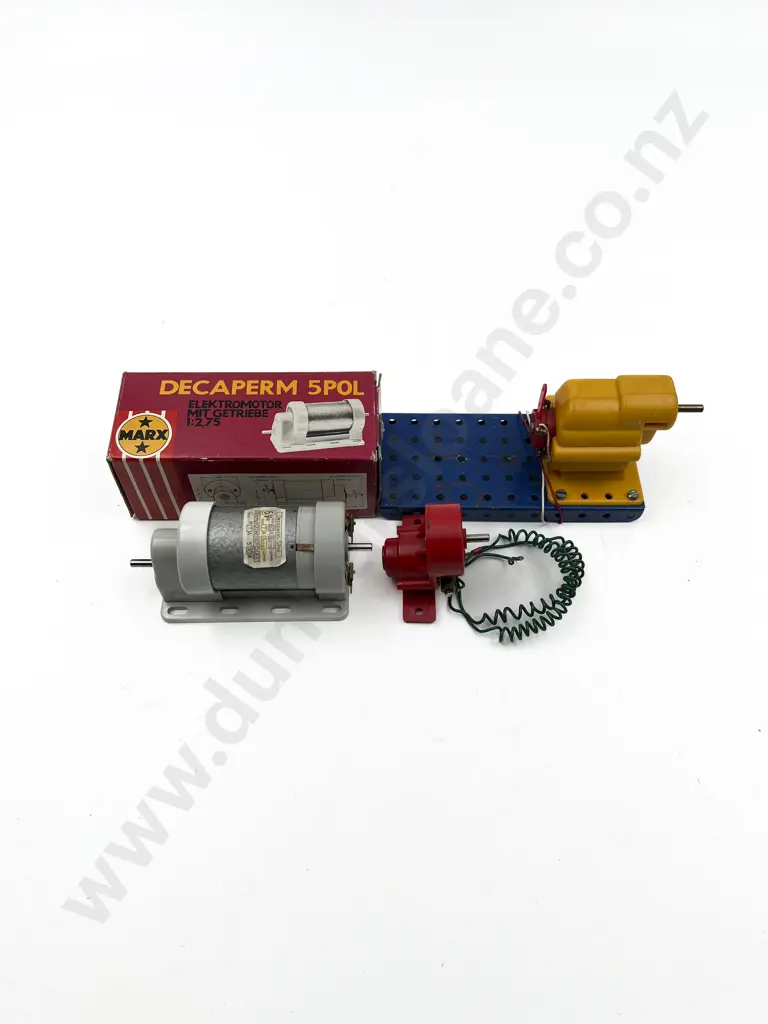 Boxed Marx Decamperm 5POL with Fly Wheel and Other Motor Image 1++