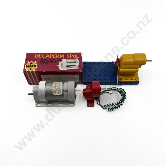 Boxed Marx Decamperm 5POL with Fly Wheel and Other Motor
