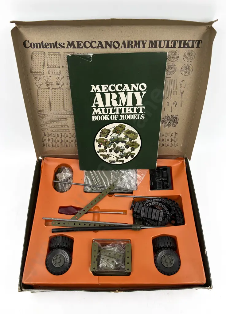 Two Boxed Meccano Army and Combat Multikit Construction Sets Image 1++