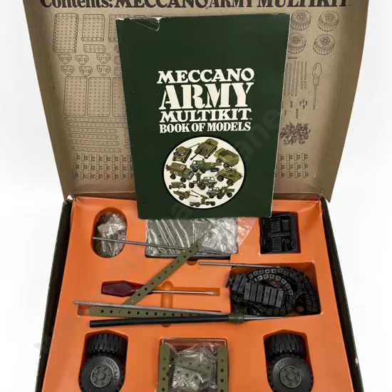 Two Boxed Meccano Army and Combat Multikit Construction Sets
