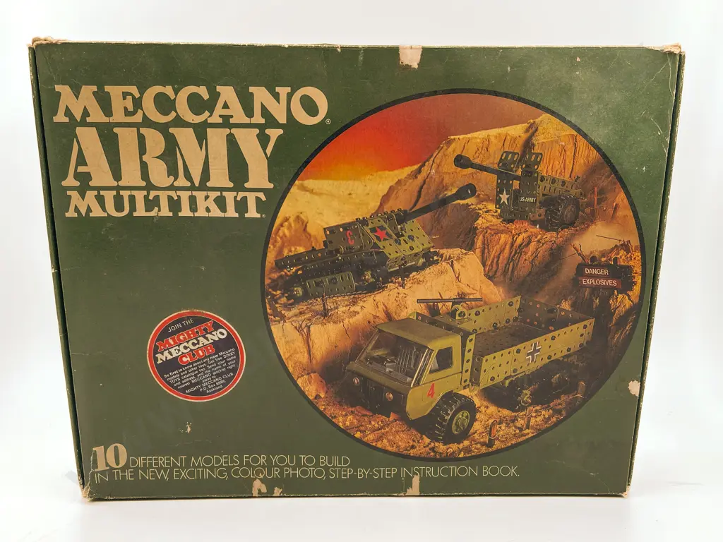 Boxed Meccano Army Multikit and assorted Image 1++