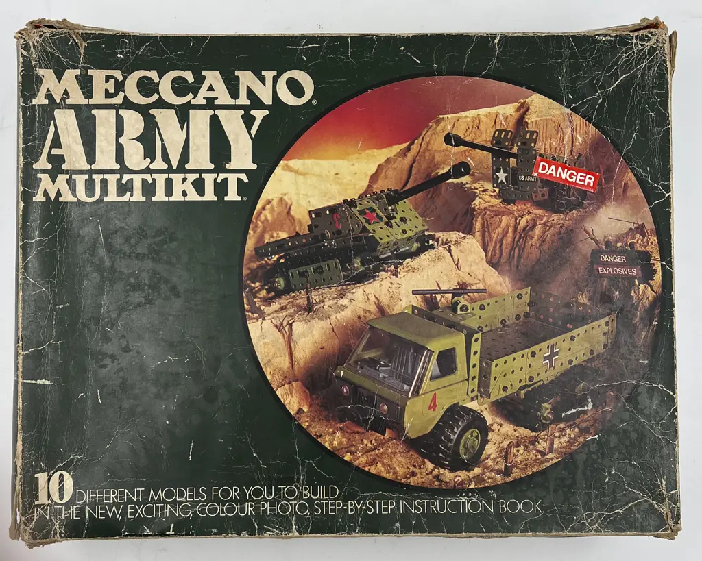 Part Boxed Meccano Army Multikit Construction Set Image 1++