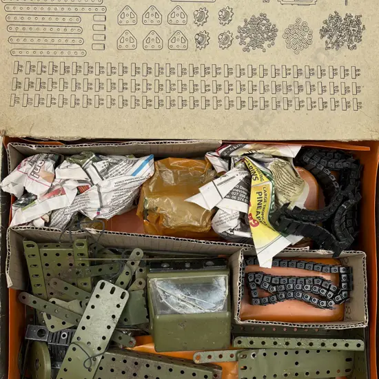 Part Boxed Meccano Army Multikit Construction Set