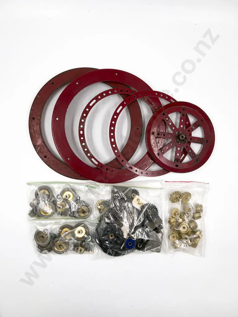Meccano Pair 25cm Flange Rings Image 1++