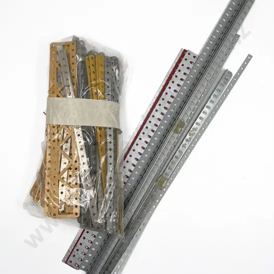 Meccano Qty Assorted Angle Girders and Perorated Strips