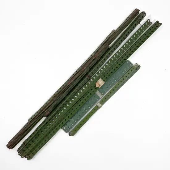 Meccano Qty Assorted Angle Girders and Perorated Strips