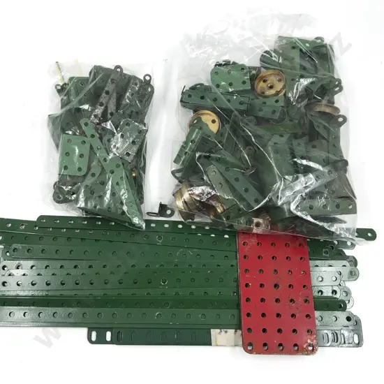 Qty Meccano Assorted Mixed Parts