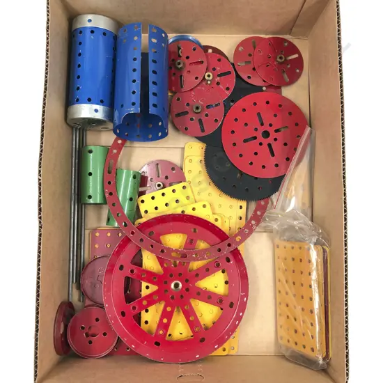 Qty Meccano Assorted Mixed Parts