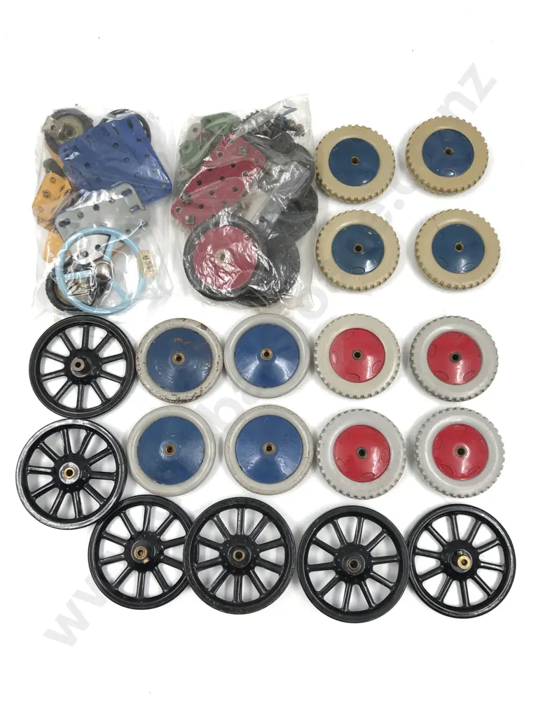 Qty Meccano Assorted Vehicle Wheels Image 1++