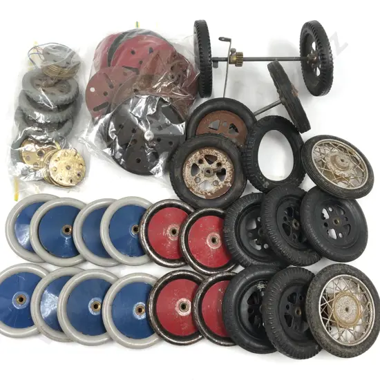 Qty Meccano Assorted Vehicle Wheels