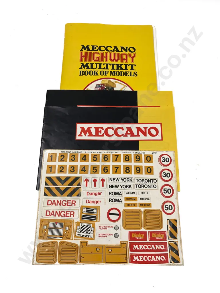 Meccano Highway Multikit Model Parts and Booklet Image 1++