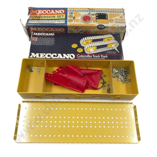 Meccano Caterpillar Track Pack Parts and Conversion Set with Extras