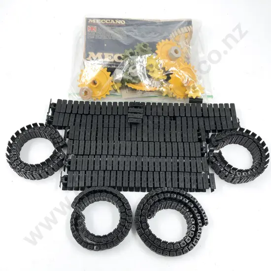 Meccano Caterpillar Track Pack Parts and Assorted