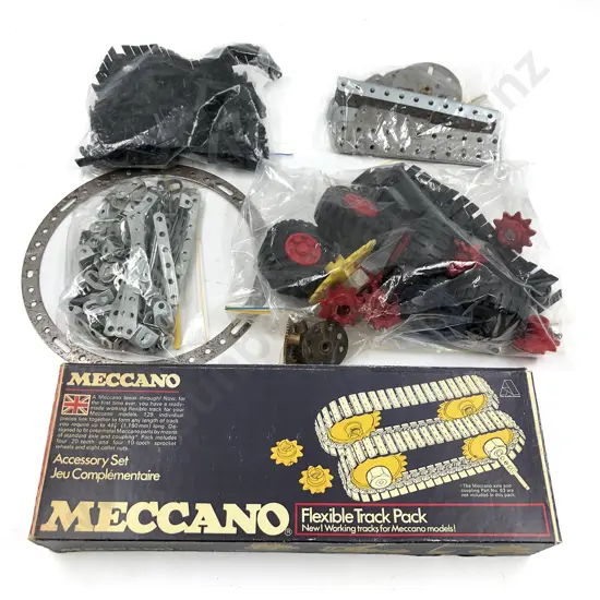 Meccano Caterpillar Track Pack Parts and Assorted