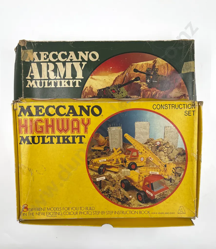 Part Boxed Meccano Army and Highway Multikit Construction Sets Image 1++