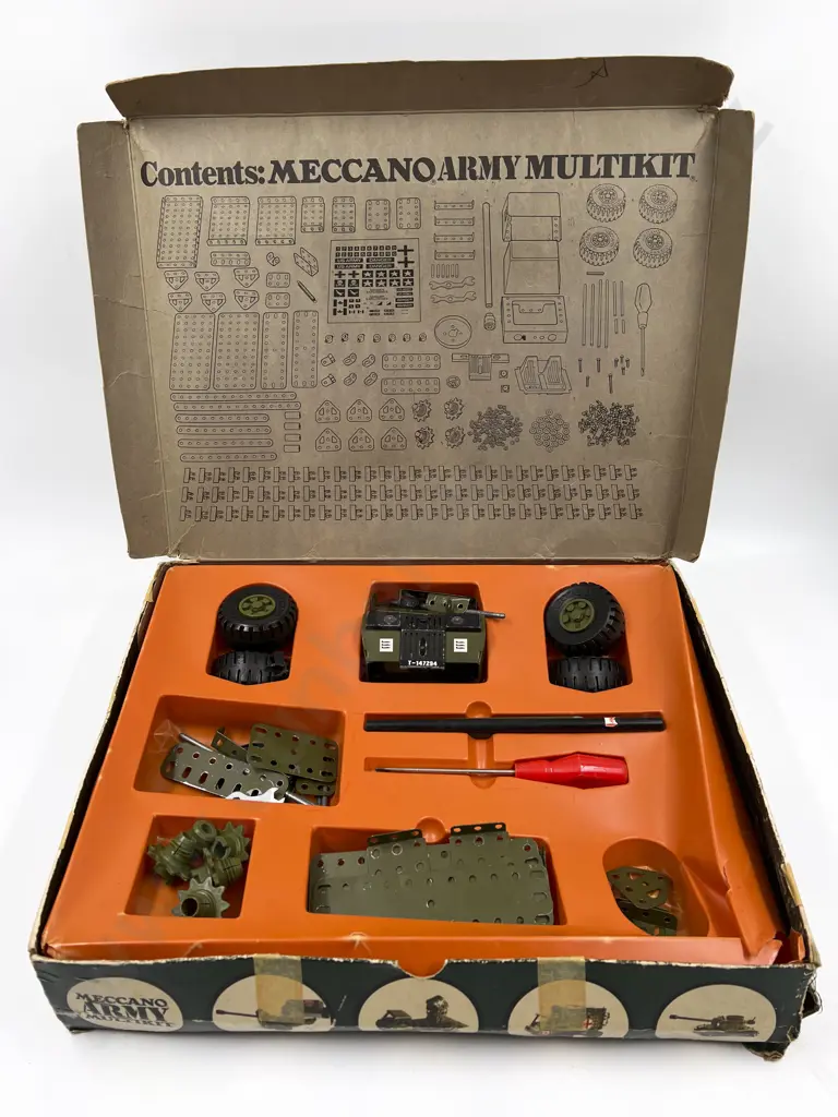 Part Boxed Meccano Army and Highway Multikit Construction Sets Image 1++
