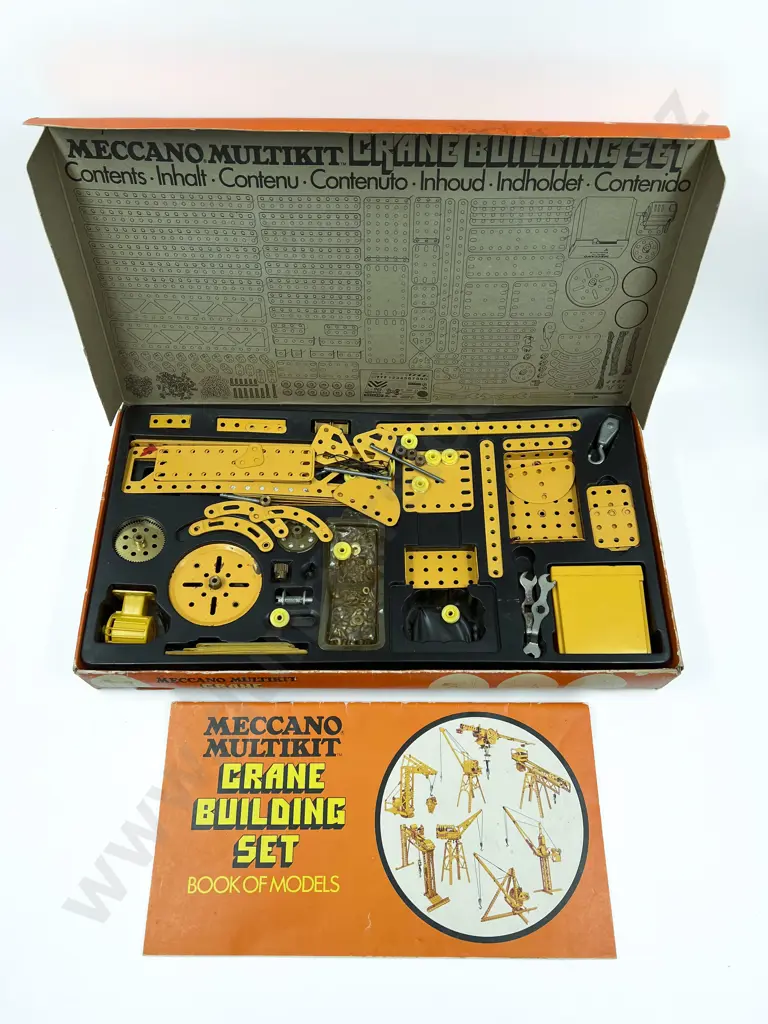 Part Boxed Meccano Multikit Crane Building Set Image 1++