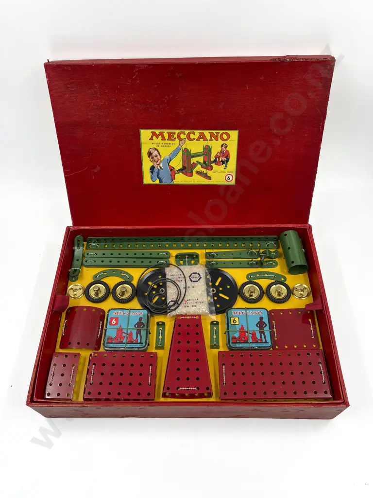 Restored Boxed Meccano No6 Outfit with Instructions Image 1++