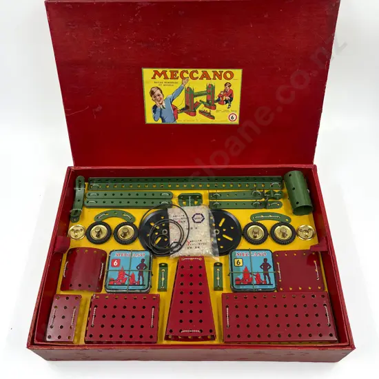 Restored Boxed Meccano No6 Outfit with Instructions