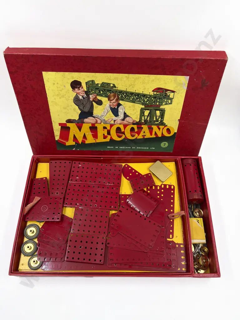 Original Boxed Meccano Outfit No7 with Instruction Booklets Image 1++