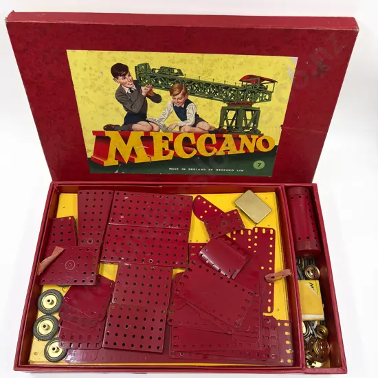 Original Boxed Meccano Outfit No7 with Instruction Booklets