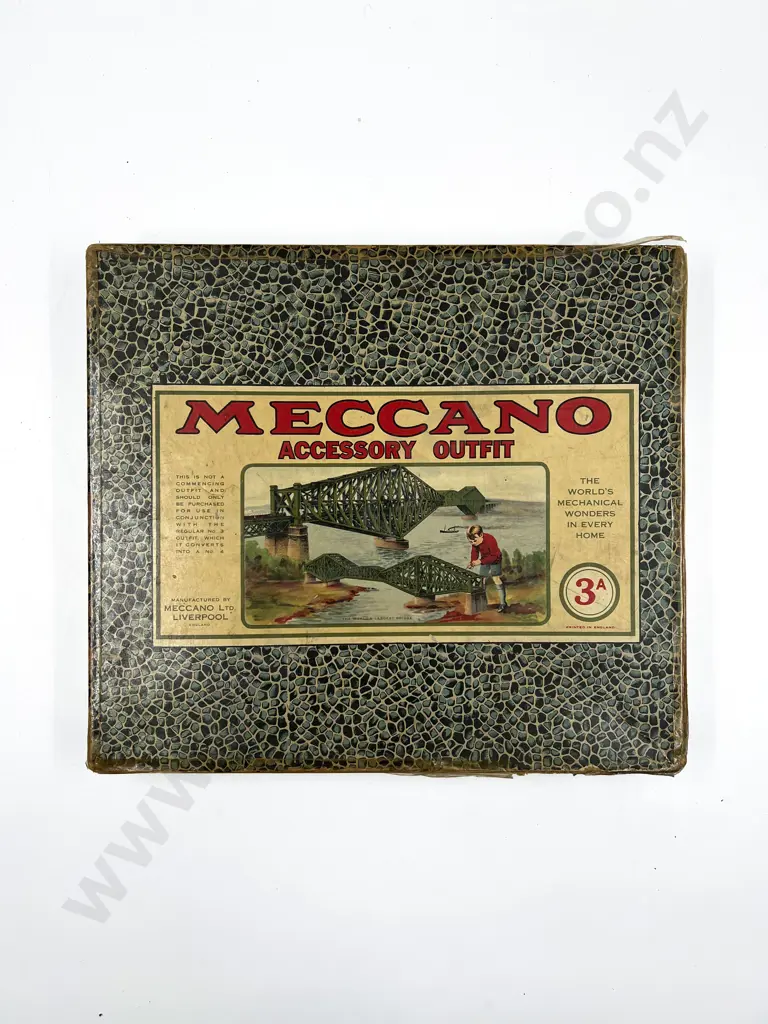 Vintage Meccano Accessory Outfit 3A Box Only Image 1++