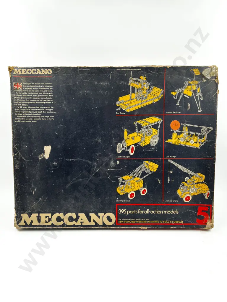 Meccano Outfit No5 Empty Box and Instruction Booklets Image 1++