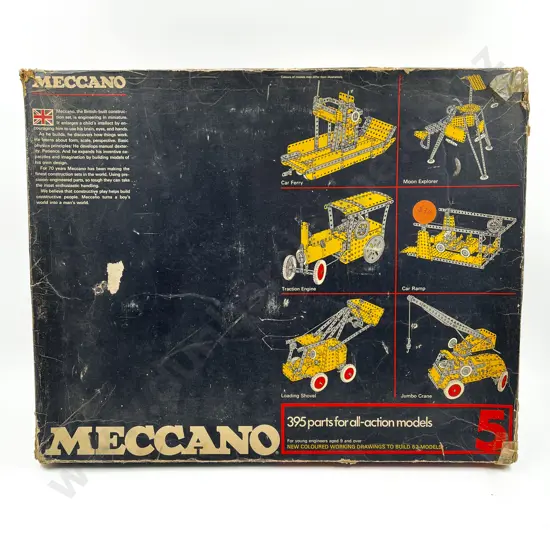 Meccano Outfit No5 Empty Box and Instruction Booklets