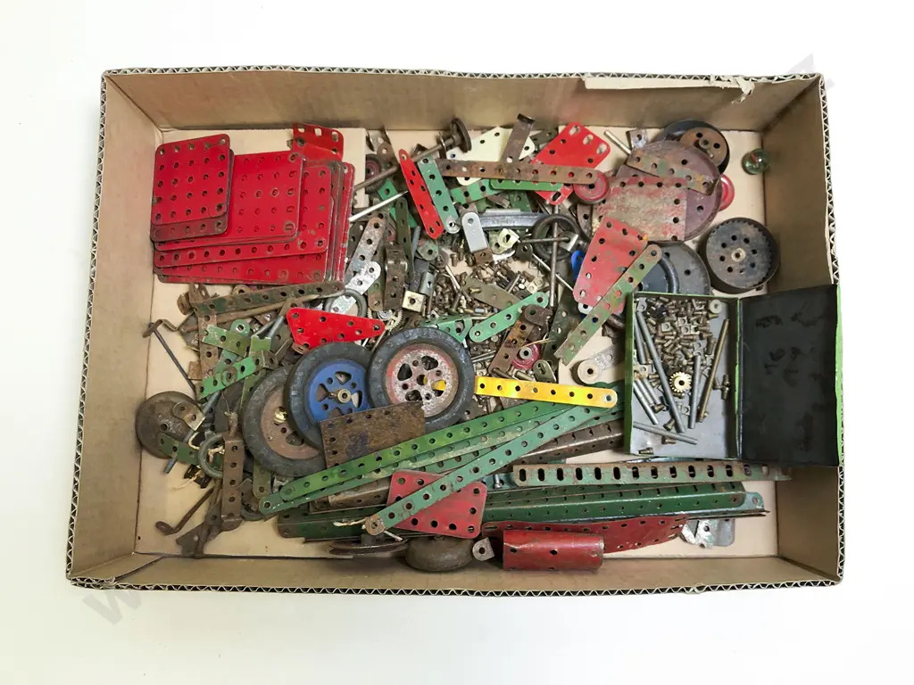 Qty Vintage Meccano Approx 7kgs Image 1++