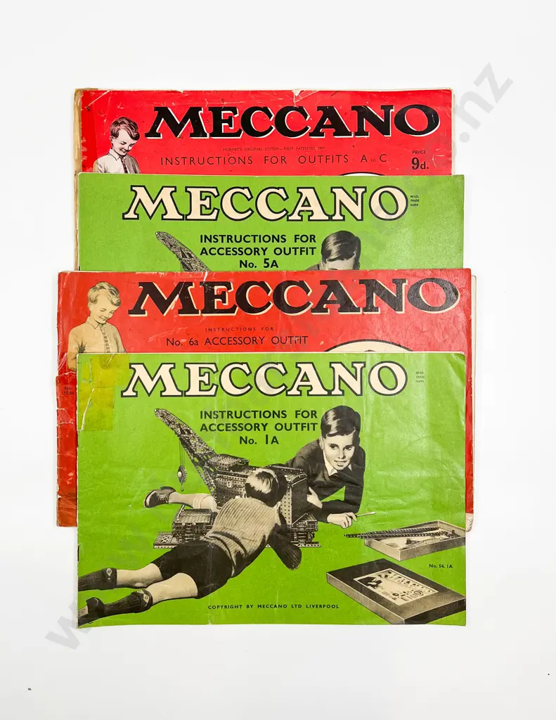 Meccano Instruction Booklets Image 1++