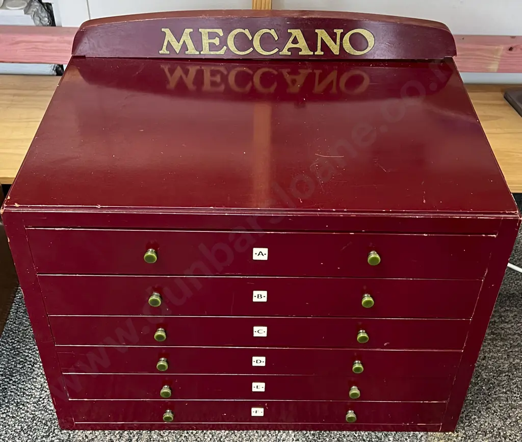Meccano Retail Counter Top Six Drawer Cabinet Image 1++