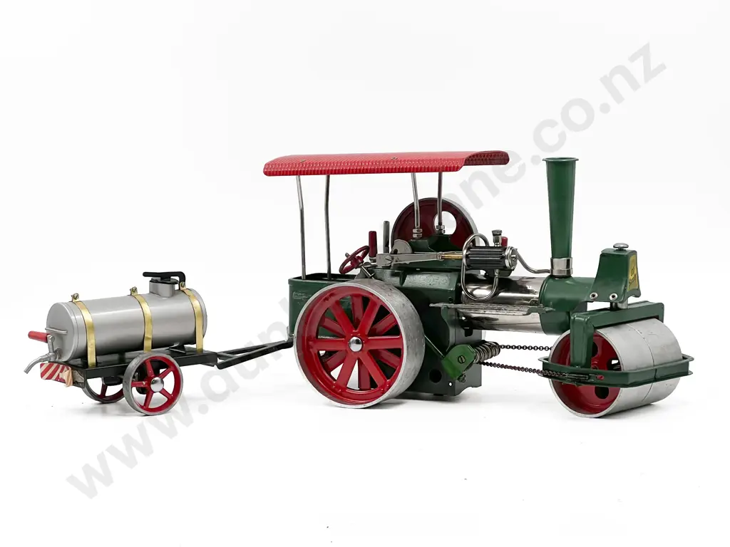 Boxed Wilesco Steam Roller D36 and Water Cart A38 Image 1++
