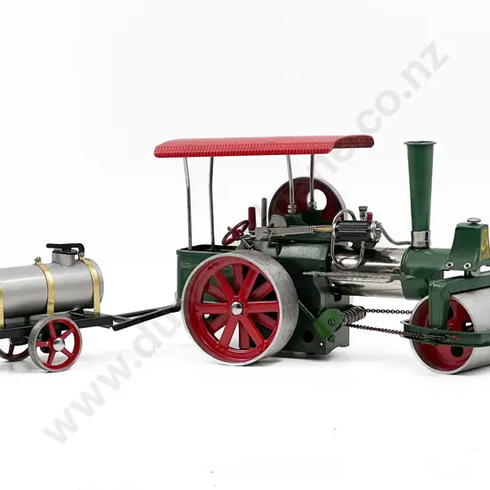 Boxed Wilesco Steam Roller D36 and Water Cart A38