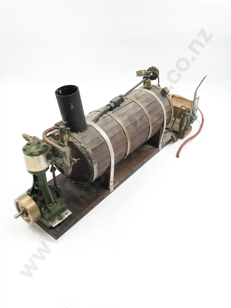Part Scratch Built Stationary Steam Engine Image 1++