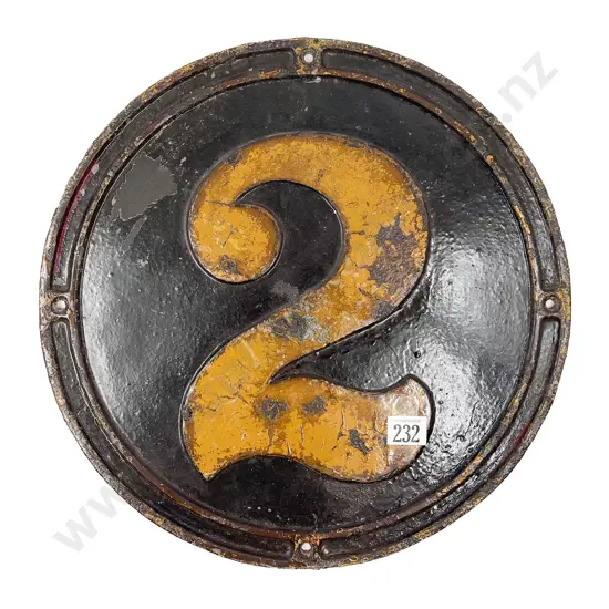 Real Railways Steam No2 Cast Iron Carriage Plate