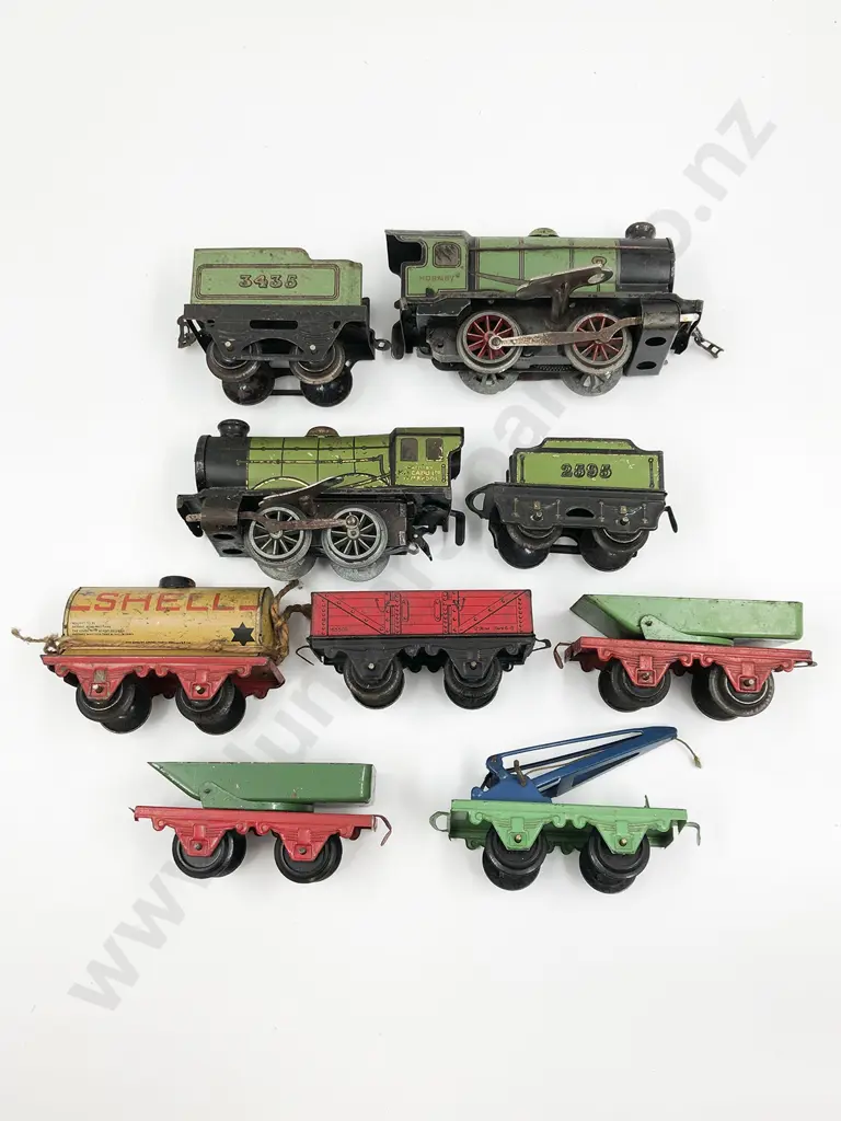 Hornby O Gauge Clockwork Two M1 Locomotive and Tenders 'Hornby' and 'Meccano' 2595 Image 1++